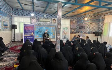 بازدید حجت الاسلام سید حسین مطهری از حوزه علمیه بانوان شهر قدس 
