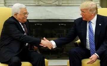 پیشنهاد صلح ترامپ به رئیس تشکیلات خودگردان فلسطین و تبعات آن