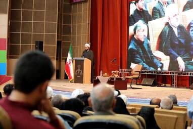 آیین تکریم و معارفه روسای کل پیشین و جدید دادگستری استان کرمانشاه با حضور حجت الاسلام اژه ای معاون اول رئیس قوه قضائیه و مهندس بازوند استاندار کرمانشاه