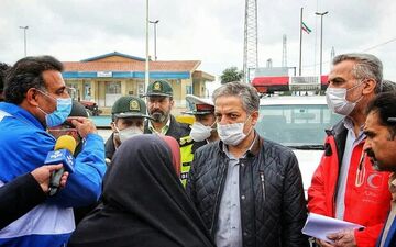 غربالگری کرونا درمبادی ورودی وخروجی گلستان/فعالیت ۱۲۰نیروی داوطلب
