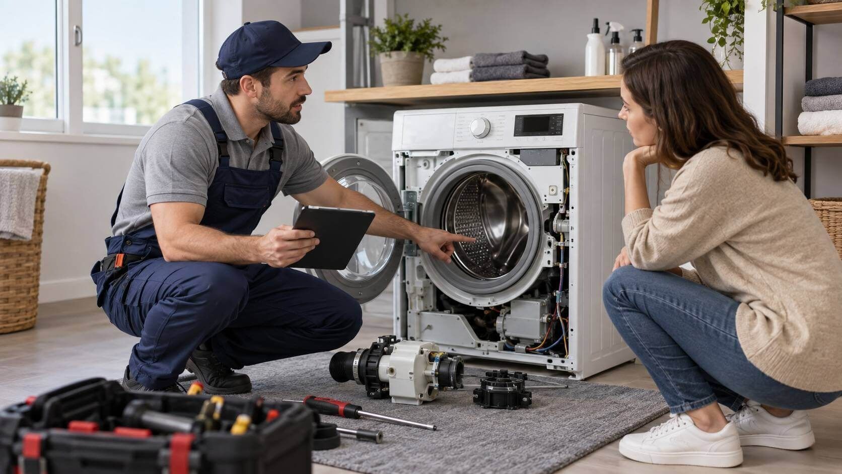 تعمیر ماشین لباسشویی
