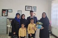 سید علی فاطمی پور با حمایت بیمه دی به مدرسه رفت