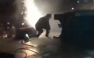 خواننده روی سن حادثه آفرید+ فیلم
