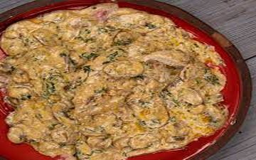 خوراک خوشمزه | خوراک مرغ و قارچ