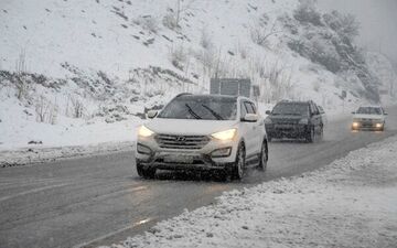 جاده‌های برفی و بارانی‌ کشور+اسامی