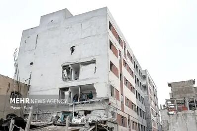 عکس / آثار وحشتناک حمله به محله بریانک تهران