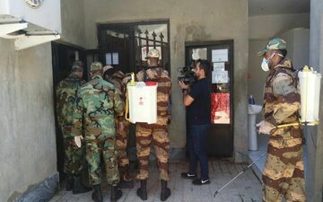 بازدید امیر طاهری جانشین قرارگاه منطقه ای غرب ارتش از یگانهای مستقر در منطقه غرب + تصاویر
