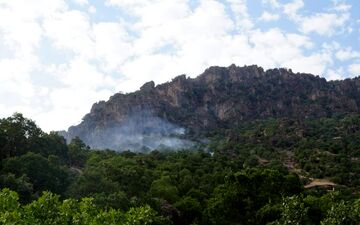 اطفا کامل حریق "بلبزان" پاوه پس از چهار روز