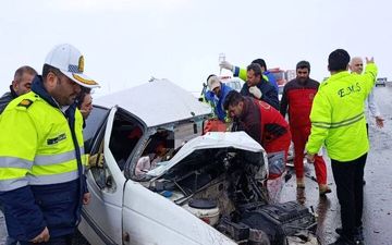 واژگونی پژو پارس در محور شاهرود–میامی؛ ۳ نفر مصدوم شدند