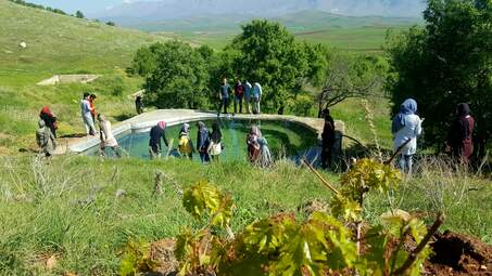 اقامتگاه بوم‌گردی «سابات» در روستای زیبای(شکوفه‌های بادم) کانی‌کُچکینه 