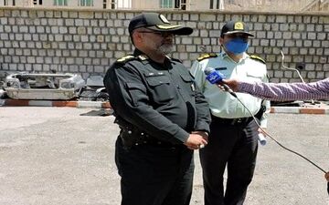خسارت یک میلیاردی آتش سوزی در مغازه کیف و کفش فروشی کرمانشاه 