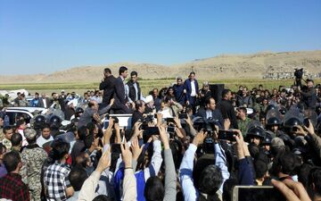 گزارش تصویری بازدید روحانی از مسکن مهر سرپل ذهاب