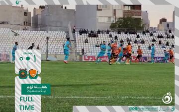 خلاصه بازی شهر راز شیراز 1 - مس شهر بابک 0 + ویدئو