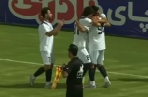 گل اول ملوان به صنعت نفت با ضربه عباسی + ویدئو