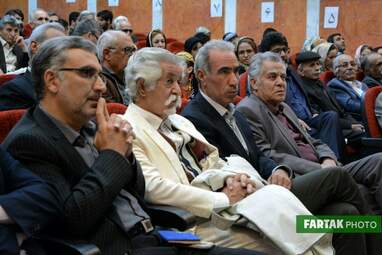 آیین بزرگداشت استاد صمد امیریان شاهنامه‌پژو و نویسنده در روز معلم 