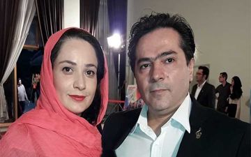 «فهیمه» سریال پایتخت و همسرش در یک مراسم + عکس