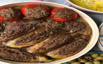 بادمجان کباب گیلانی، یه خوراکی لذیذ و مجلسی: طرز تهیه آسان در منزل | فیلم