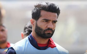 حضور شجاعی در تمرینات تراکتورسازی 
