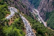 یکطرفه شدن جاده چالوس و آزادراه پردیس
