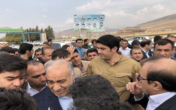 گزارش تصویری سفر استاندار کرمانشاه به شهرستان مرزی ثلاث باباجانی
