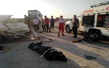 ۲ کشته در حادثه رانندگی شهرستان دیر  