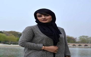 تیپ متفاوت الهام طهموری در آغوش همسرش + عکس