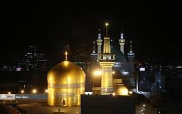 برگزاری مراسم سوگواری شهادت حضرت فاطمه(س) در حرم مطهر رضوی
