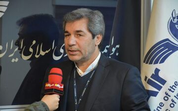 گزارش تصویری گزارش از رضا نظری مدیرکل هواپیمایی"هما" درکرمانشاه