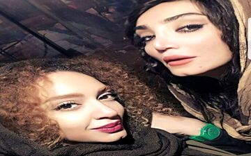 سلفی لیلا بوشهری به همراه دخترش (عکس)