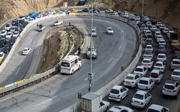 ترافیک در محور تهران ـ فشم / تردد روان در اغلب جاده‌های کشور