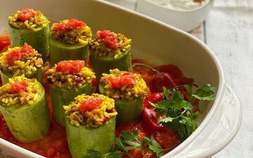 اینجوری فرزندتو تشویق کن کدو سبز بخوره | طرز تهیه کدو سبز شکم پر