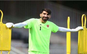 دلبری علی بیرو در تمرینات پرسپولیس