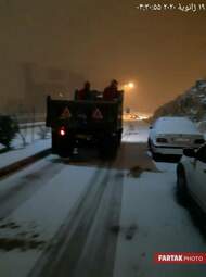 برف در تهران