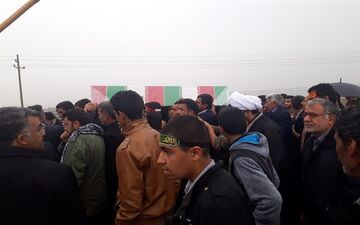 پیکر پاک جانباز شیمیایی دفاع مقدس در اهواز تشییع شد