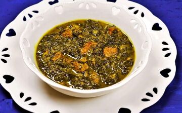 این خورش کردی فوق العاده س| طرز تهیه خورش تره 