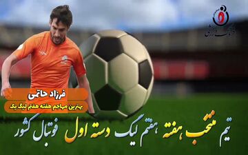 بهترین مهاجم هفته هفتم لیگ یک/فیلم