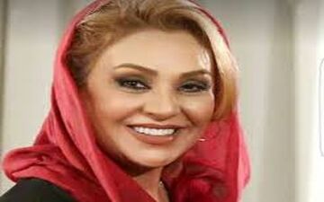 نسرین مقانلو در اتاق گریم سریال «دل»