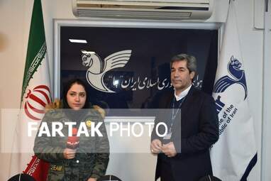 گزارش تصویری گزارش از رضا نظری مدیرکل هواپيمایی"هما" درکرمانشاه