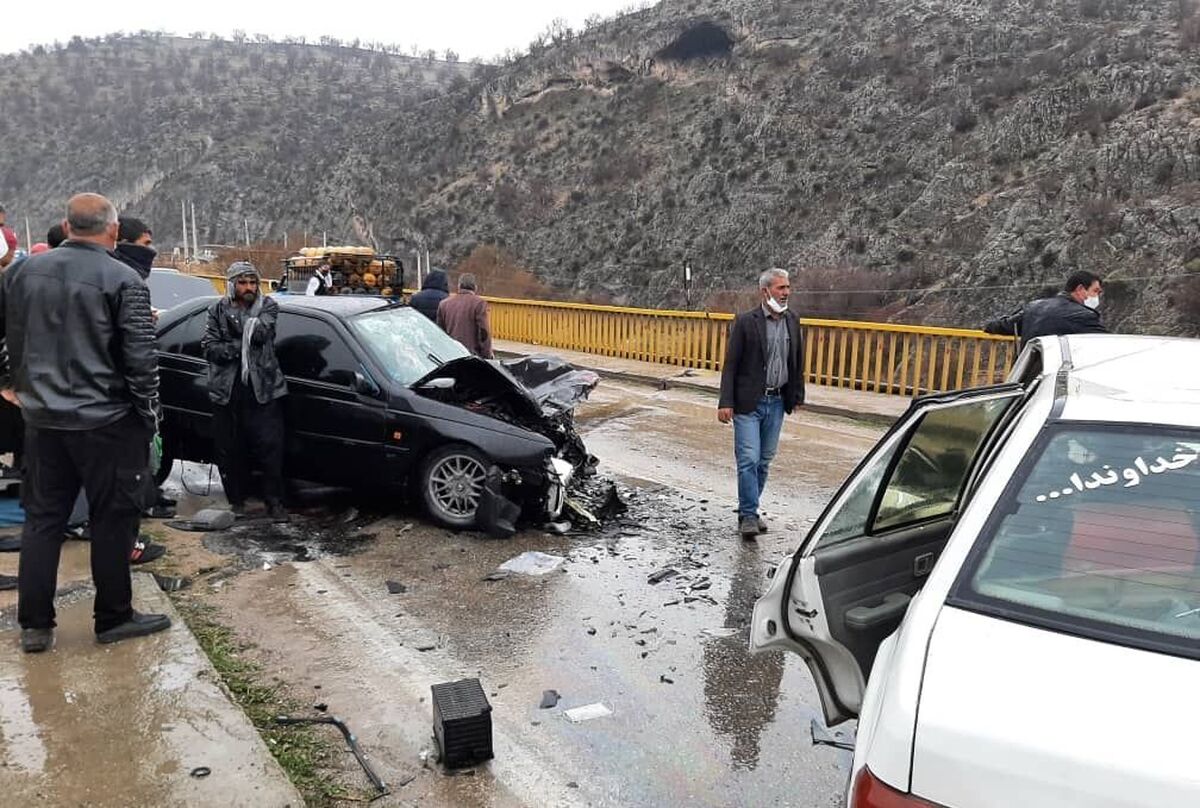 تصادف هولناک در جاده چالوس؛ ۶ نفر راهی بیمارستان شدند
