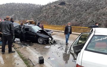تصادف هولناک در جاده چالوس؛ ۶ نفر راهی بیمارستان شدند
