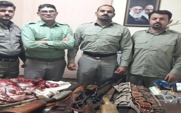 لاشه یک رأس بز وحشی از متخلفین شکار در دالاهو کشف و ضبط شد