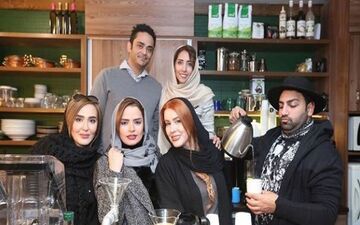 حضور بازیگران زن در افتتاحیه کافه رستوران برادر سپیده خداوردی (عکس)