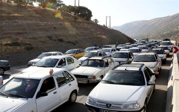  ترافیک در محورهای مواصلاتی مازندران سنگین است