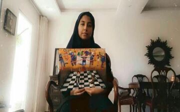 دانش آموز البرزی رتبه برترمسابقه جهانی نقاشی را کسب کرد
