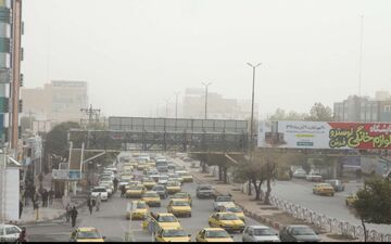 هوای شهر کرمانشاه بسیار ناسالم شد