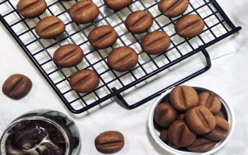 کسانیکه عاشق قهوه هستن بیان اینجا| طرز تهیه شیرینی دانه قهوه