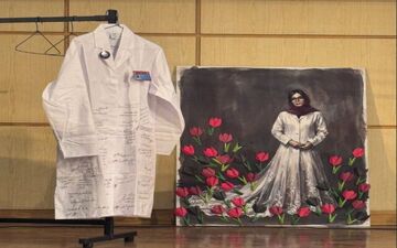 برگزاری مراسم چهلم «آیدا حیدری» در دانشگاه تهران