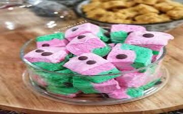 دسر بامزه و خوشگل | طرز تهیه مارشمالو ژله ای