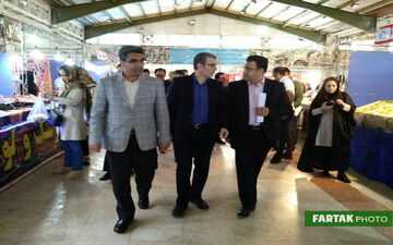 اختصاصی/ بازدید دکتر هدایت حاتمی و محسن دارابی از نمایشگاه ضیافت
