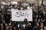 روایتی تصویری از شور انقلابی مردم در چهل‌و‌هفتمین سالگرد پیروزی انقلاب در کرمانشاه 